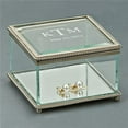 thumbnail image 1 of Creative Gifts International 003611 3.75 in. Glass Square Hinged Box, 1 of 4