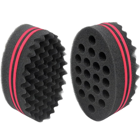 Magic Barber Sponge Brush for Waves,Dreadlocks,Coils,and Afro Curls - Hair Care Tool with 7 & 16 mm Diameters (1 PCS)
