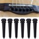 thumbnail image 5 of Eigraketly 6 uds guitarra popular puente Pin cuerda extremo clavija cuerda hueso sillín cuello tuerca guitarra reparación hacer piezas Accesorios para instrumentos musicales Eigraketly OD3140-00B, 5 of 6