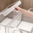 thumbnail image 5 of Waterproof Sturdy PVC Storage Box for Travel and Home Use Clear Home Storage Organizers for Small Items Daily Use XL, 5 of 5