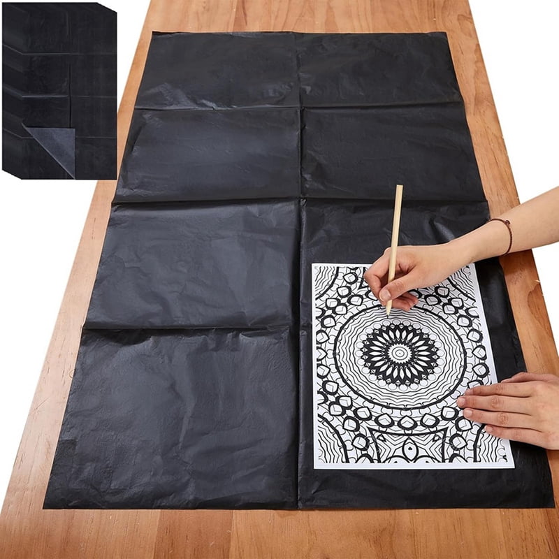 10 Sheet Large Carbon Paper for Tracing 20.3 X 36 Inch Carbon Transfer Paper Waxed Carbon Transfer Paper for Wood