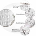 thumbnail image 3 of Black White Branches Bathroom Shower Curtains with 12 Hooks Polyester Waterproof Shower Curtain for Stalls and Bathtubs Vintage Art Farmhouse Decorative Bathroom Privacy Curtain 60x72 Inches, 3 of 9