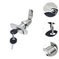 thumbnail image 6 of simhoa T Handle Door Lock Latch Stainless Steel Multifunctional Easily Install for Cabinet Drawer Replacement Accessories D, 6 of 9