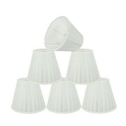 Small Lamp Shades Aspen Creative 33112 6 Small Pleated Empire Shape Chandelier Clip On Lamp Shade Set