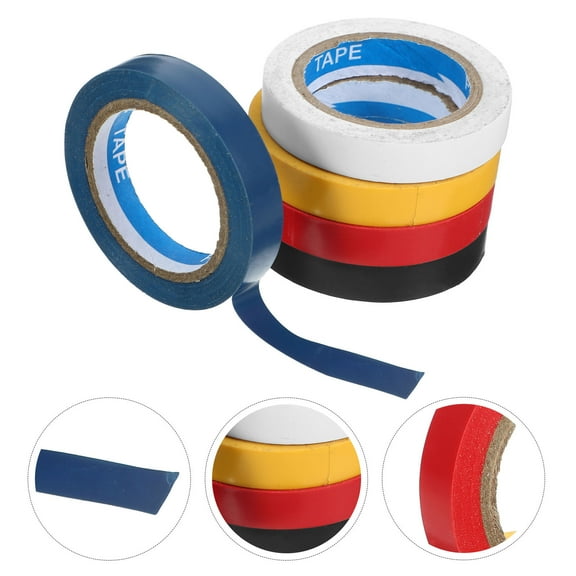 LEORX Drumstick Grips Tape 5 Rolls for Drum Sticks Wrap Tape 2.2x2.2x0.4in