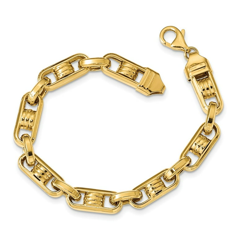 Leslie's 14K Yellow Gold Singapore Chain Bracelet - Length 9