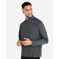 thumbnail image 2 of North End NE410 Men's Revive Coolcore Quarter-Zip Pullover-Carbon-L, 2 of 6