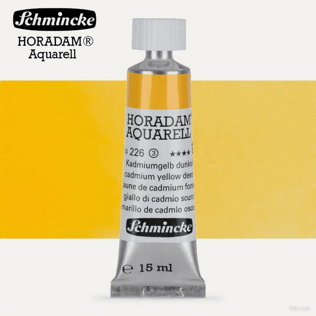 Schmincke - Set de Acuarelas HORADAM AQUARELL | Tubos de 15 ml, Pinturas para Artistas, Aficionados y Estudiantes, Materiales de Arte, Serie 226