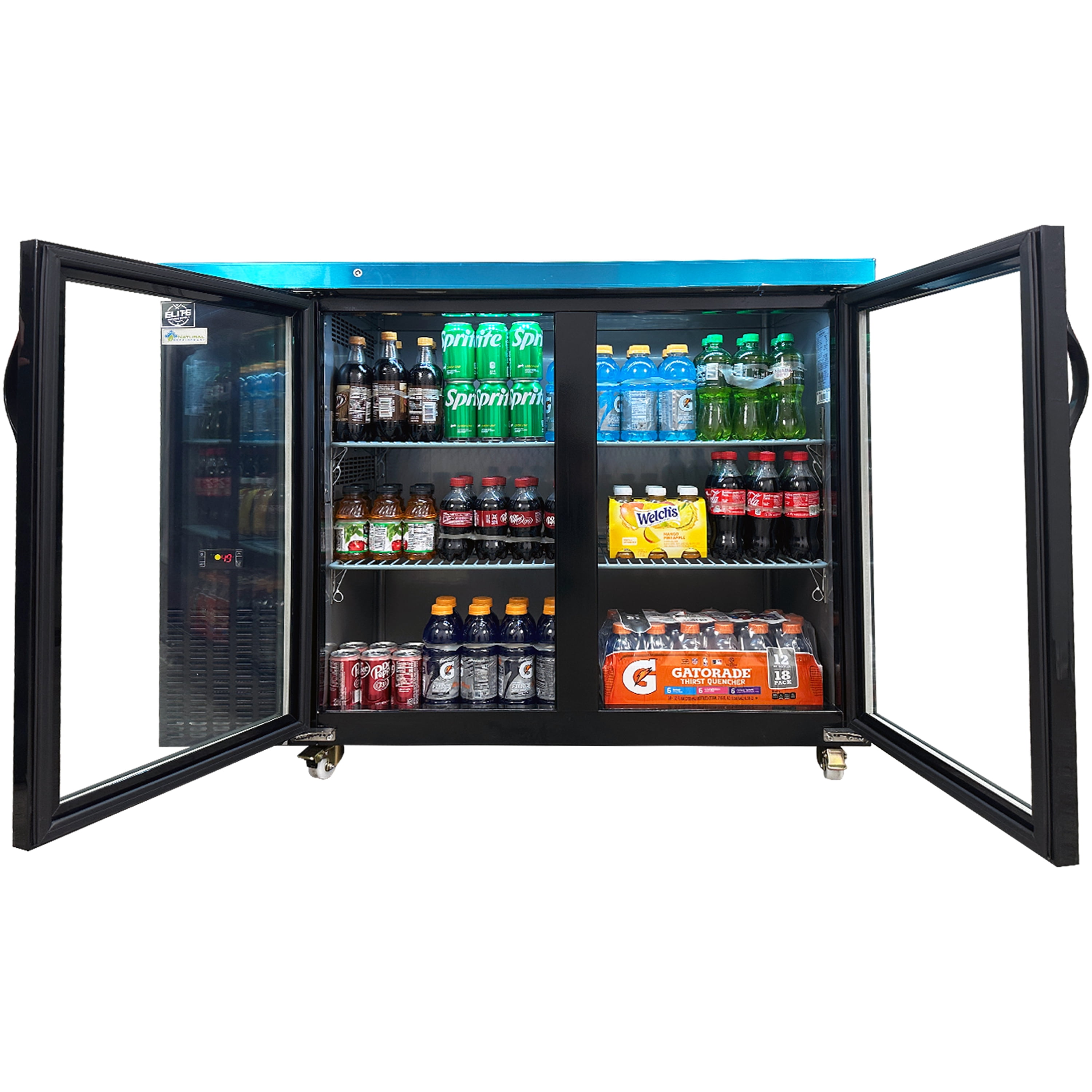 50 in. Commercial Refrigerator 11.3 Cu. Ft. Beer Back Bar Cooler, NSF Beer Fridge, Under Counter Refrigerator