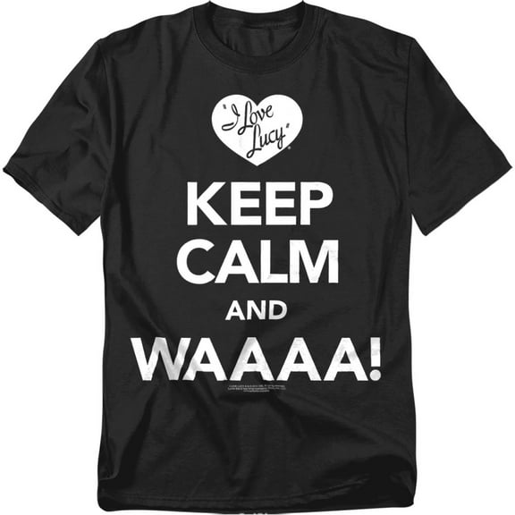 I Love Lucy T-Shirt Keep Calm Waaa Unisex Graphic Tee For Men & Women