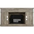 BELLEZE Fireplace TV Stand With Remote Control Console Media Shelves