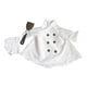 thumbnail image 5 of Traje de chef de ganso de porche, decoración artística, amuleto de tela, disfraz de ganso, ropa decorativa Blanco, 5 of 9