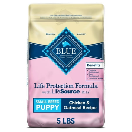 UPC: 0840243144181 | Blue Buffalo Life Protection Formula Small Breed Chicken and Oatmeal Dry Dog Food for Puppies Whole Grain 5 lb. Bag