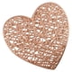 thumbnail image 2 of Set de tapetes para Copas de Corazón de San Valentín | Manteles individuales de PVC resistentes al calor Manteles de mesa antideslizantes de papel de aluminio dorado • 3,93 pulgadas | Diseño de, 2 of 6