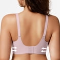 thumbnail image 4 of Wireless Bras for Women Full Coverage Seamless Scalloped Push Up No Underwire Everyday Bra with Air Holes, 4 of 5