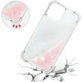 thumbnail image 5 of Compatible with iPhone 13 Mini Case Glitter Luxury Cute Love Liquid Quicksand Clear Soft TPU Girls Women Stylish Bumper Shockproof Protective Case for iPhone 13 Mini 5.4 inch Pink YB, 5 of 6