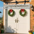 thumbnail image 3 of Garland Hanger for Front Door, Fits 32" to 39" Doors | No-Drill Christmas Wreath Holder for Standard Single Doors | Damage-Free Hooks for Garland & Lights, 3 of 9