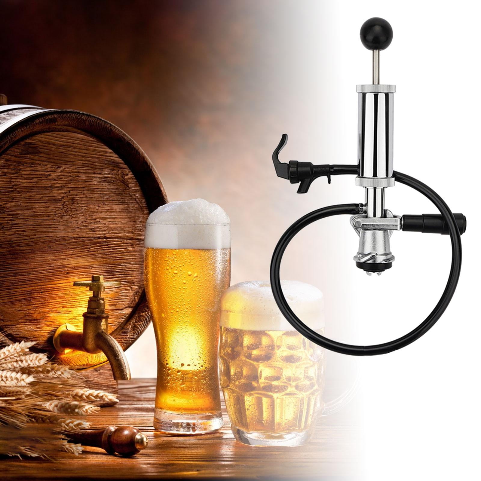 Beer Keg Taps S Type Pump Set Beer Keg Pump Durable for Picnic Table Camping 4 Inch