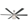 thumbnail image 1 of Westinghouse 7225000 Willa 60" 6 Blade Led Ceiling Fan - Nickel, 1 of 5