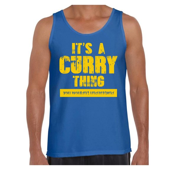 Awkward Styles It's a Curry Thing Tank Top for Men Spiced Tanks for Men Men's Fashion Collection Sauce Tank Top for Dad Indian Curry T-Shirt for Men Gifts for Husband It's a Curry Thing Shirts