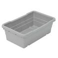 thumbnail image 2 of HUBERT® Grey Stack N Nest Tote - 25"L x 16"W x 8 1/2"D, 2 of 3