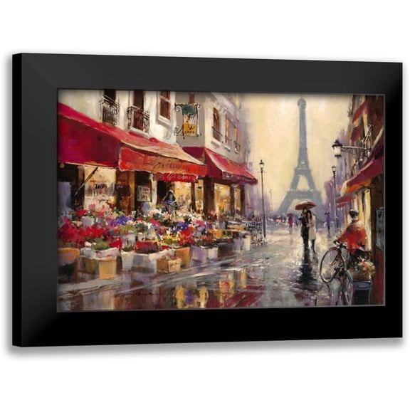Heighton, Brent 14x11 Black Modern Framed Museum Art Print Titled - April In Paris