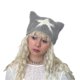 thumbnail image 1 of Handwoven Star Patched Hat Winter Plush Hat Fashion Y2K Devil Horn Beanie Cap for Teens Girl Women Street Snap Headwear brown ear hat, 1 of 4