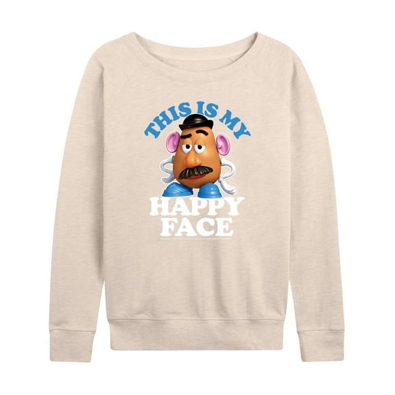 Toy Story - This Is My Happy Face - Women's Lightweight French Terry Long Sleeve Shirt