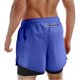 thumbnail image 1 of WILLBEST Pantalones Cortos de Verano para Hombre, Holgados, de Pierna Recta, Elásticos, con Bolsillos para Exteriores, Informales, 1 of 4