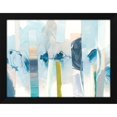 thumbnail image 2 of June Erica Vess 24x19 Black Modern Wood Framed Wall Art Titled - Liquid Strata I, 2 of 6