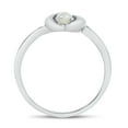 thumbnail image 5 of 14k White Gold Freshwater Cultured Pearl Heart Ring, 5 of 8