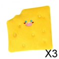 thumbnail image 1 of Runquan 3X Soft Dog Toys for Small Medium Dogs Puppy Playing Cute Cheese Shape Dog 3 Pcs, 1 of 8