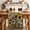 Yellow Beige BrulyWood, variant on Farmhouse Sunflowers Table Runner - 72 Inch Long Western Star Vintage Sparrows Cotton and Linen Blended Dress Scarves Farmhouse Table Runner for Kitchen Dining, Coffee Table, 13" x 72"
