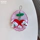 thumbnail image 5 of Colgante de bolsa de juguetes de peluche de cereza Sanrioed, Anime Kawaii, perro Purin de dibujos animados, Cinnamoroll, Kuromi, gato, muñeca, llavero, regalos para niñas, 5 of 5