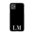 thumbnail image 1 of Étui Personnalisée Noir x Blanc Initiales iPhone 11, iPhone 16 Pro, 1 of 4