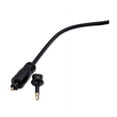 thumbnail image 2 of Vanco - Câble audio Numérique (Optique) - TOSLINK Mâle vers TOSLINK Mâle - 6 Pi - Fibre Optique - Noir, 2 of 3