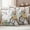 white, variant on Turquoise Easter Bunny Outdoor Waterproof Pillow Covers, Spring Easter Eggs Floral Wooden Decorative Square Throw Pillowcase Sofa Cushion Sham for Patio/Couch/Chair, 18"x18" 2 Pack