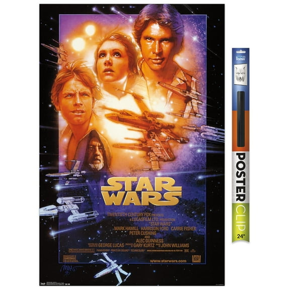 Star Wars: A New Hope - One Sheet Wall Poster, 22.375" x 34"