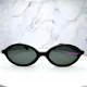 thumbnail image 3 of MIU MIU Sunglasses MU 04ZS 1AB5S0 Black Oval Round Gold Logo Italy Authentic, 3 of 6