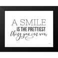 thumbnail image 2 of Rae, Maria 14x12 Black Modern Framed Museum Art Print Titled - A Smile is the Prettiest Thing You Can Wear, 2 of 5