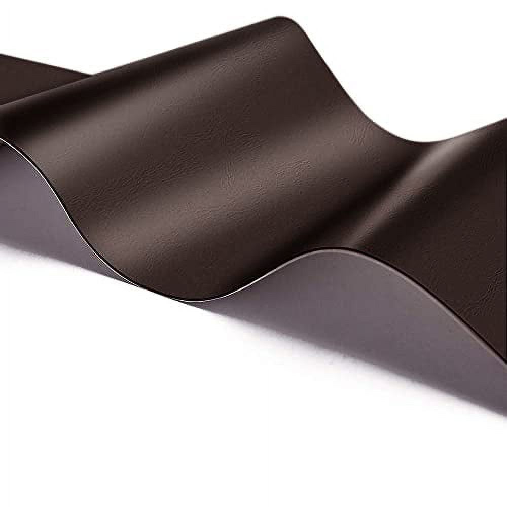 Self-Adhesive Leather Repair Patch Kit – 31.5x16 Inches, Dark Brown, For Furniture, Car Seats, Couches, Sofas - View #9