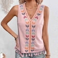 thumbnail image 3 of Summer Tank Tops for Women 2026 Boho Tank Tops Sleeveless V Neck Graphic Shirts Lounge Beach Sleep Vacation Clothes, 3 of 5