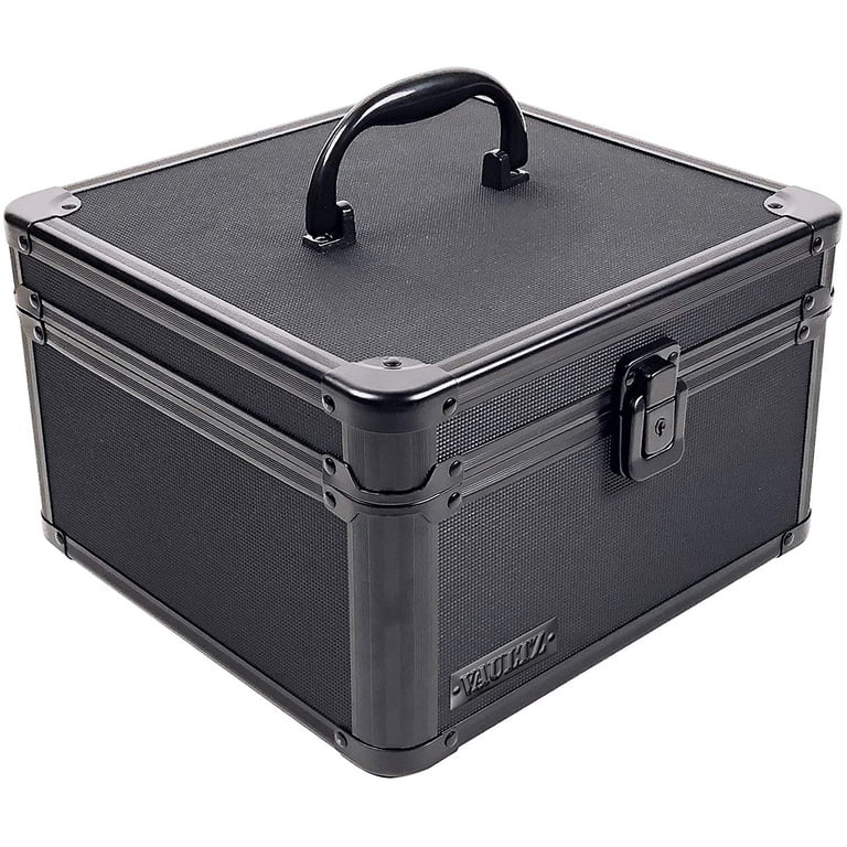 Vaultz Lockable Container, Tactical Black Key Case with Vaultz Lockable Container, Tactical Black Key Case with