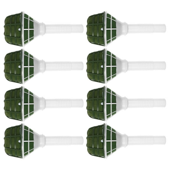 CATIEBYE Wedding Flower Support Bridal Bouquet Holder Green Foam 8Pcs