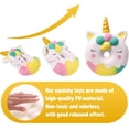 thumbnail image 2 of Donut gigante de unicornio de 5 pulgadas, blando y perfumado, de elevación lenta, para aliviar el estrés, para niños (blanco), 2 of 5