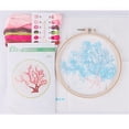 thumbnail image 4 of Kit de Broderie Fait Main Outil de Point de Croix DIY Matériel Fait Main pour Débutant, Type D, 4 of 8