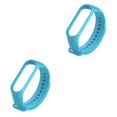thumbnail image 3 of braveheart Replacement Strap Skin-friendly Wear-resistant Smart Wrist Strap Sport Bracelet Easy Installment Replacement for Mi 3 Light Blue 2Set, 3 of 6