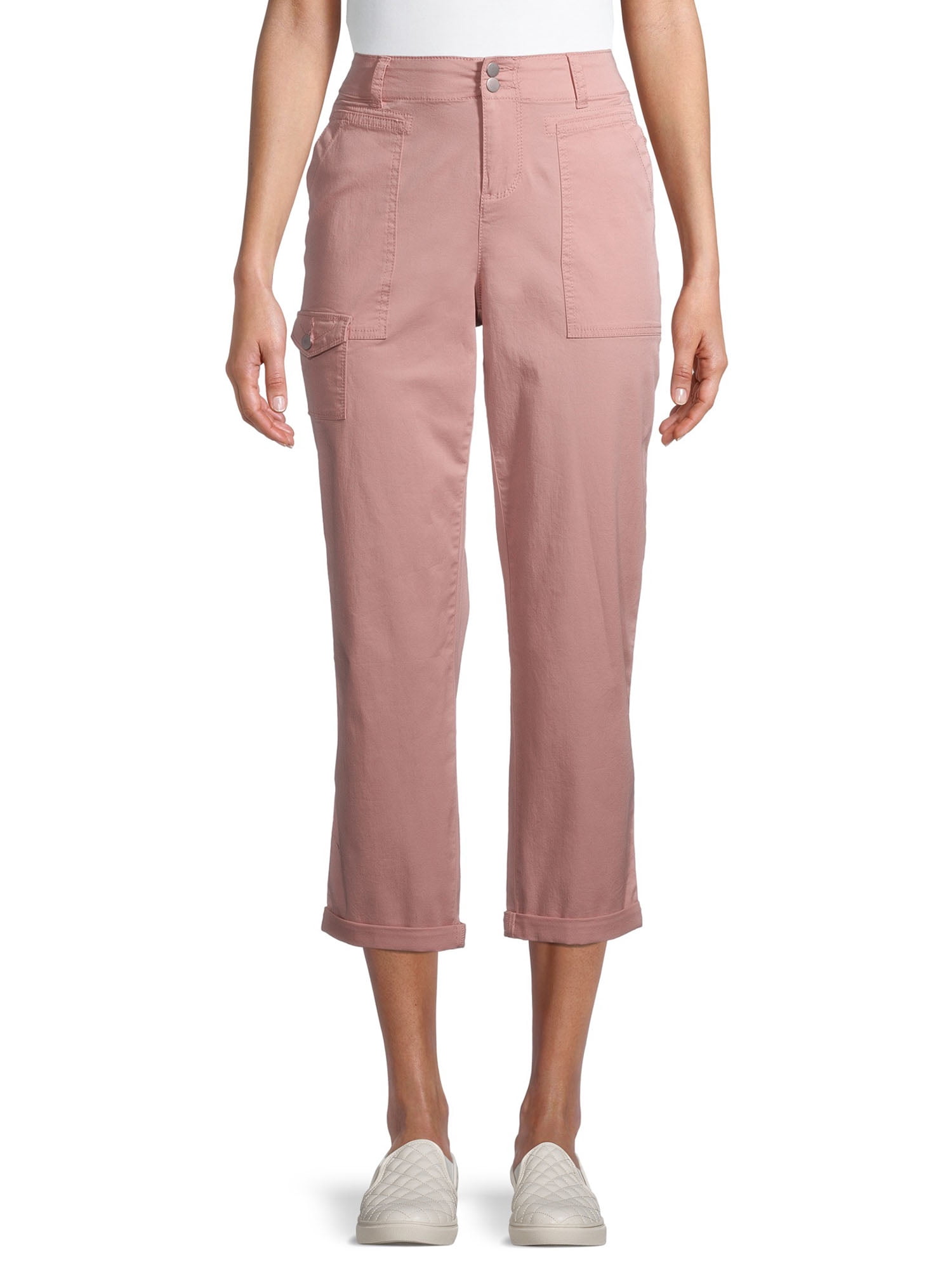 Time and Tru Women's Cargo Capri 