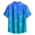 thumbnail image 5 of Byoo Toddler Boys Tree Printed Button Down Shirt Casual Short Sleeve Soft Beach Tee Shirt,Blue, 5 of 5