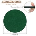 thumbnail image 2 of Uxcell 3 Inch Diameter Lamp Base Felt, 6Pack 3mm Thickness Round Soft Adhesive Felt, Dark Green, 2 of 7